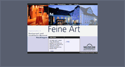 Desktop Screenshot of museum-hechingen.de